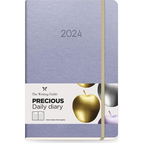 Ημερολόγιο ημερήσιο The Writing Fields Precious 4900 2024 17x24εκ λιλά